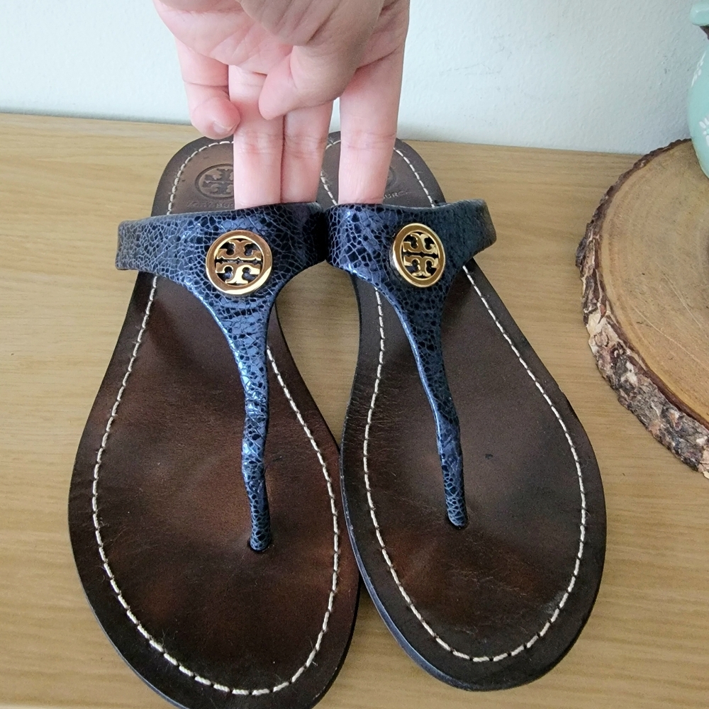 Tory burch Sandals Thongs flats Size 7 - Picture 2 of 9
